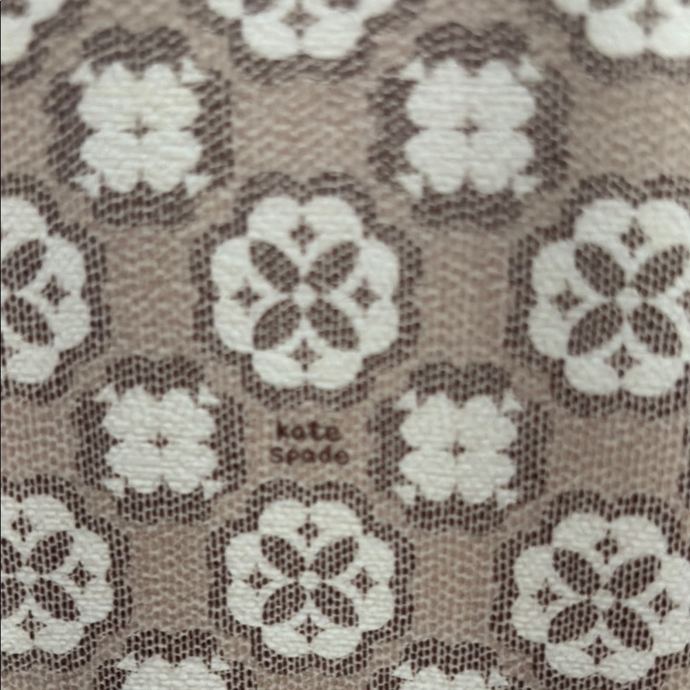 NWT Kate Spade Tan and Cream Backpack with Designer Print - Picture 4 of 10